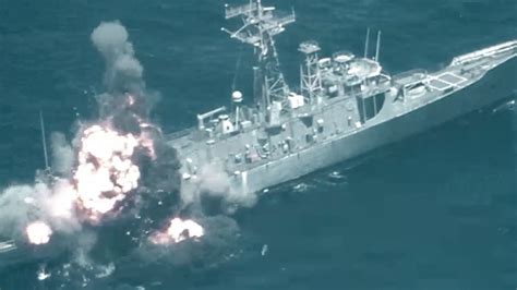 us owned ship struck by missile
